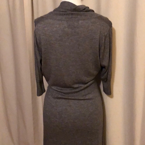 Athleta-Wool&Tencel Dress-Like New-Sz Sm-Gray - Picture 7 of 9